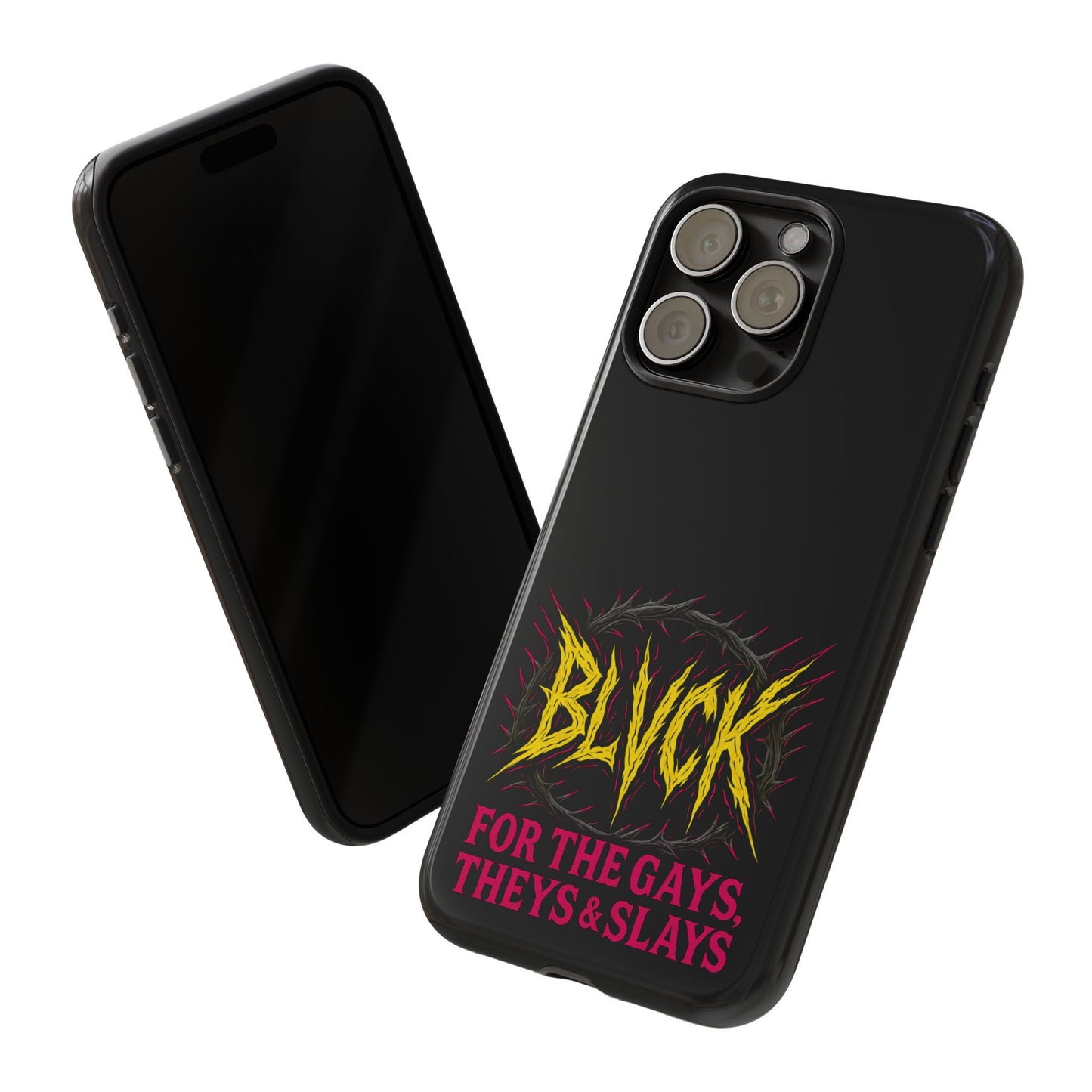 BLVCK // For the Gays, Theys & Slays iPhone Case