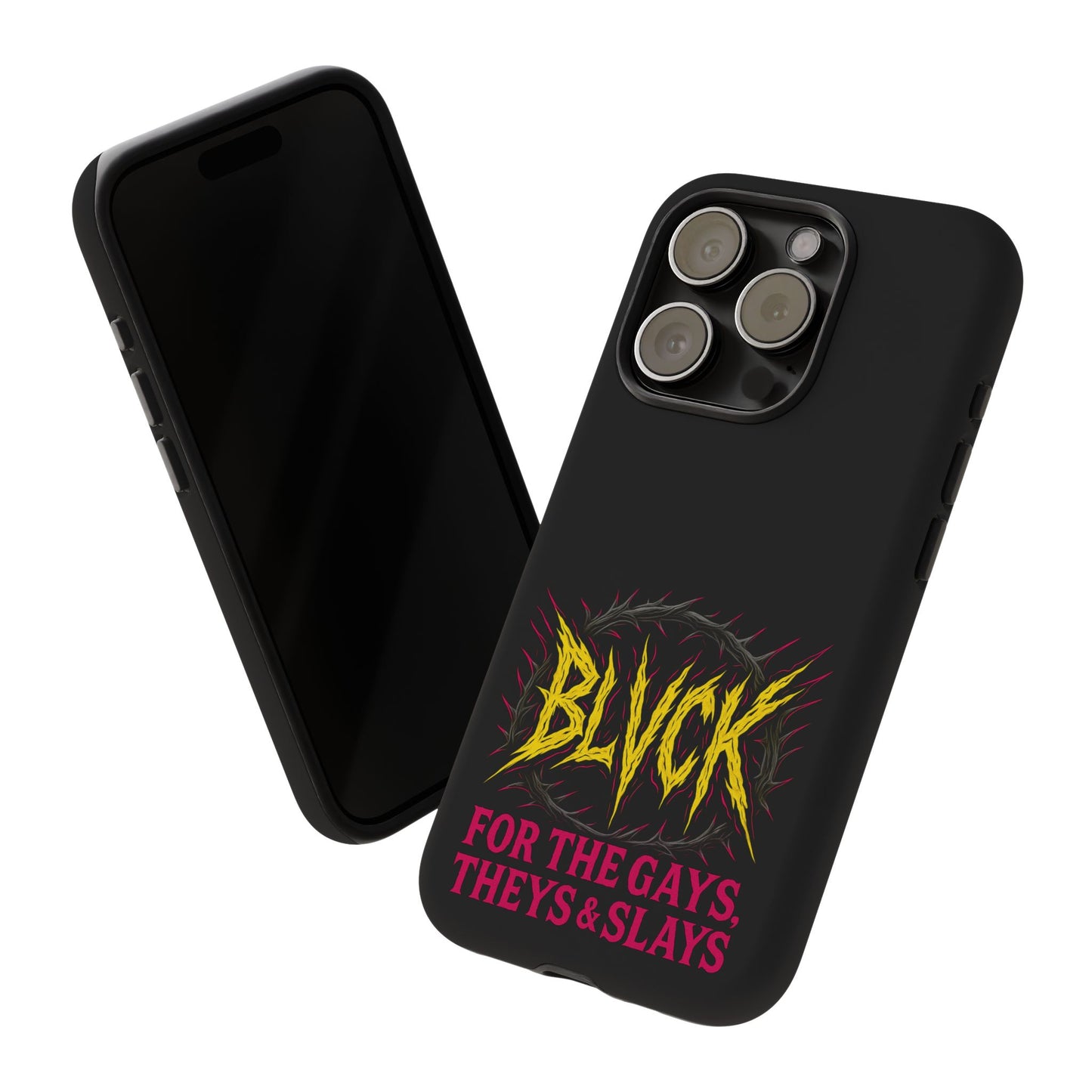 BLVCK // For the Gays, Theys & Slays iPhone Case
