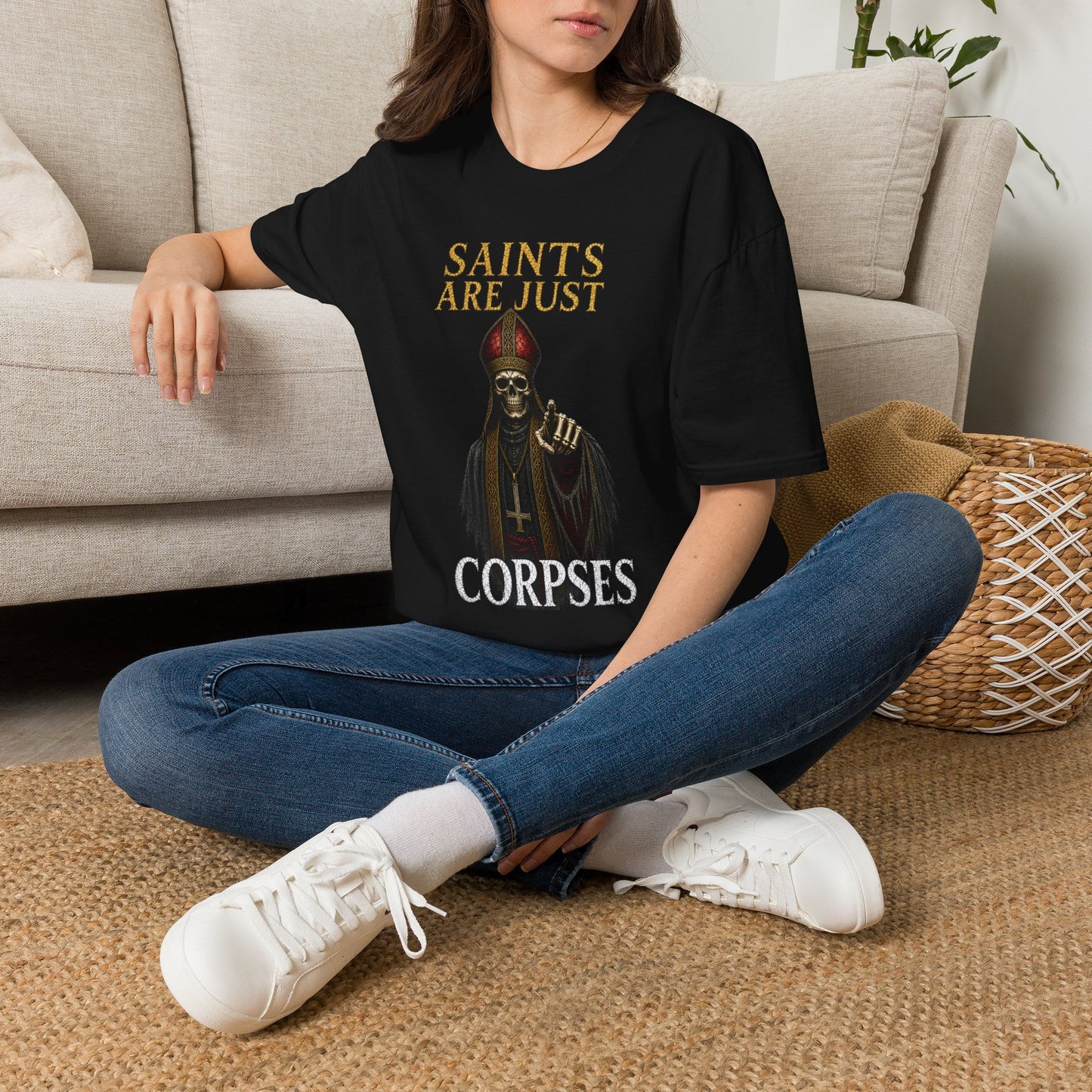BLVCK // Saints Are Just Corpses - Unisex Tee