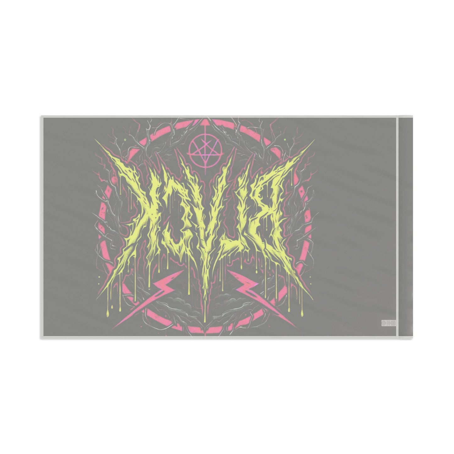 BLVCK Sigil Flag // Neon Inferno Edition