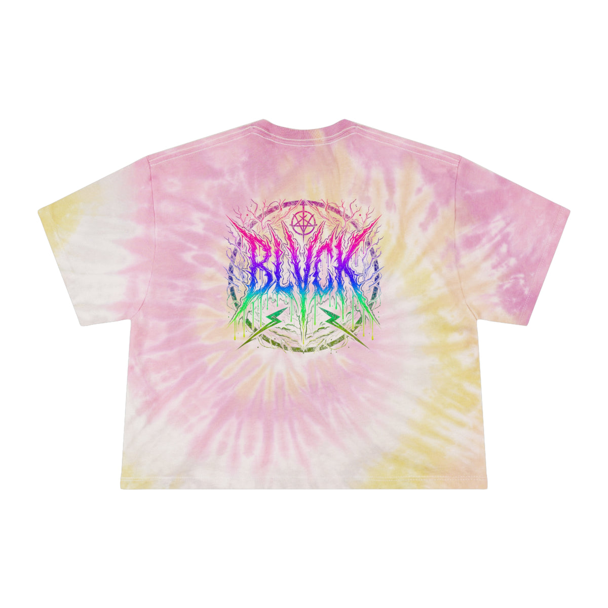 The Raving Cripple // BLVCK Lagoon Tie-Dye Crop Tee // Insaneintheleakingbrain Edition