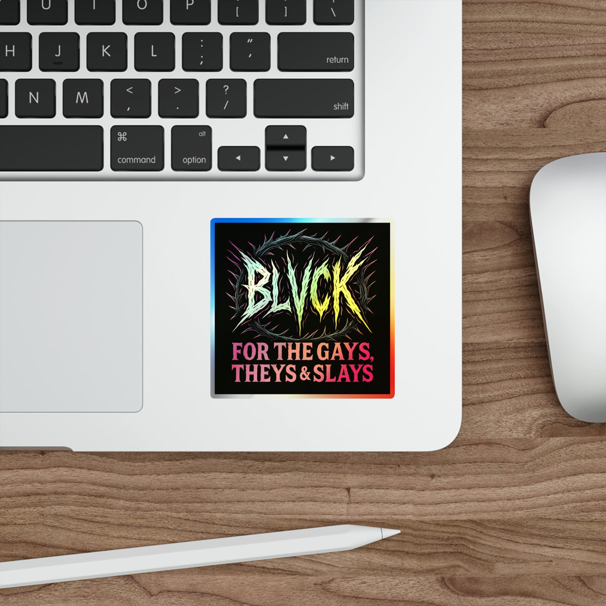BLVCK Sigil // Holographic Sticker // Pride Edition