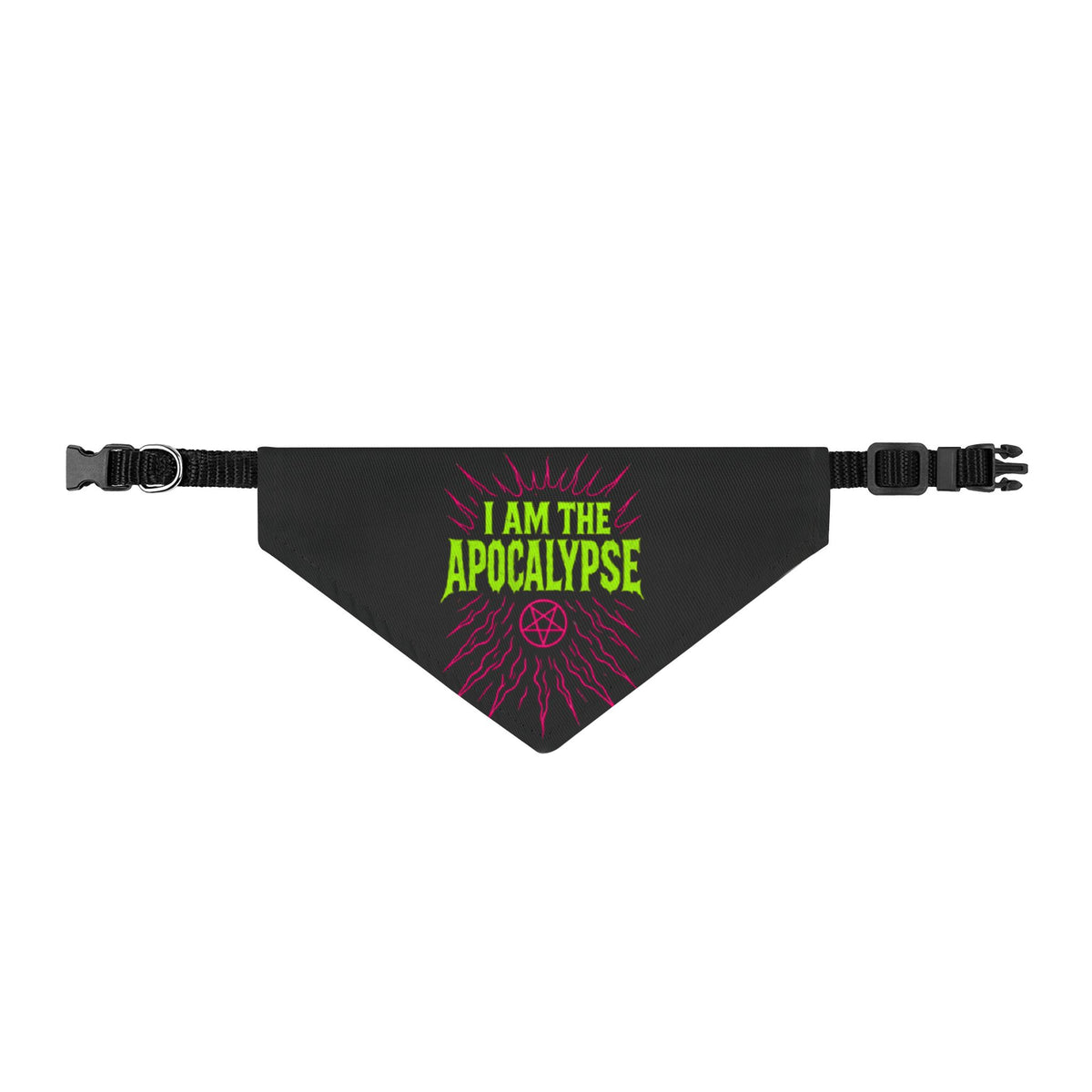 BLVCK // I AM THE APOCALYPSE - Clip-On Animal Roommate Bandana
