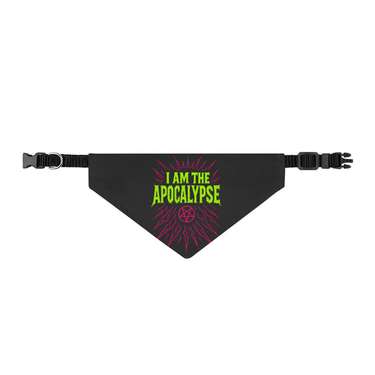 BLVCK // I AM THE APOCALYPSE - Clip-On Animal Roommate Bandana