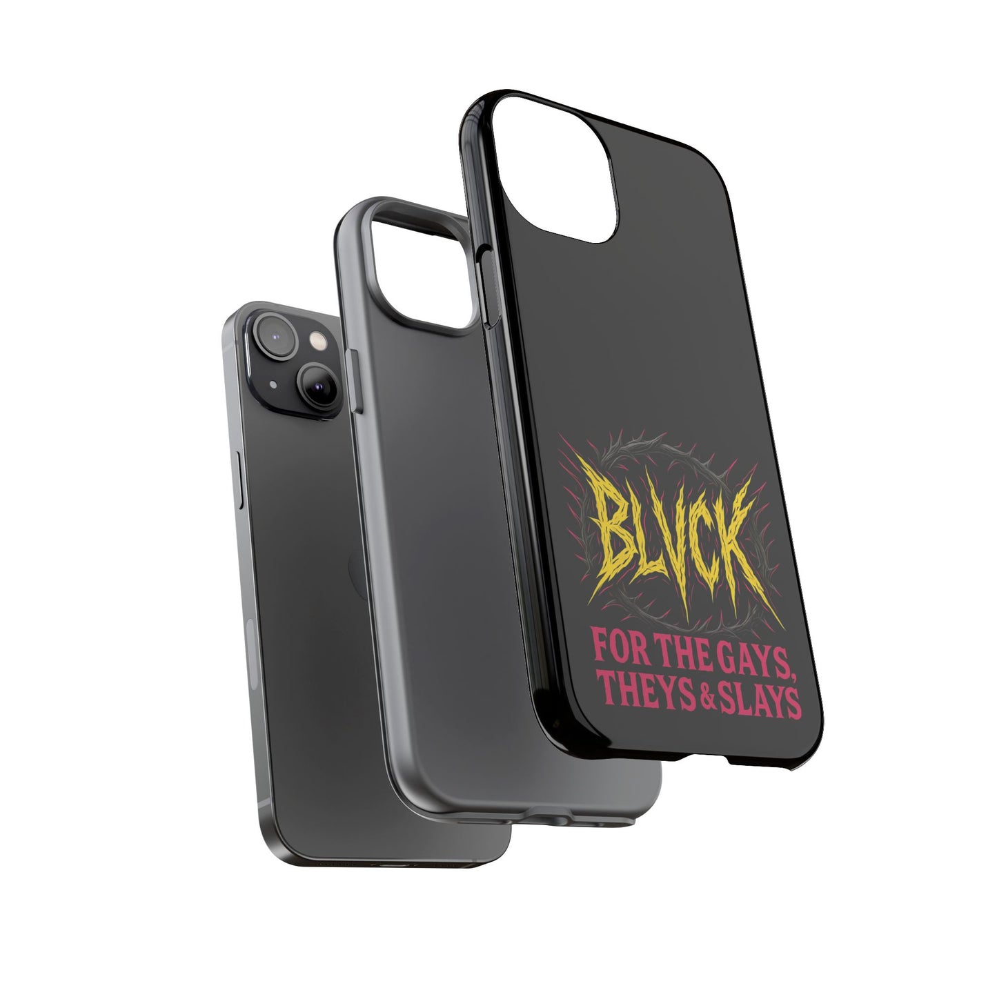 BLVCK // For the Gays, Theys & Slays iPhone Case