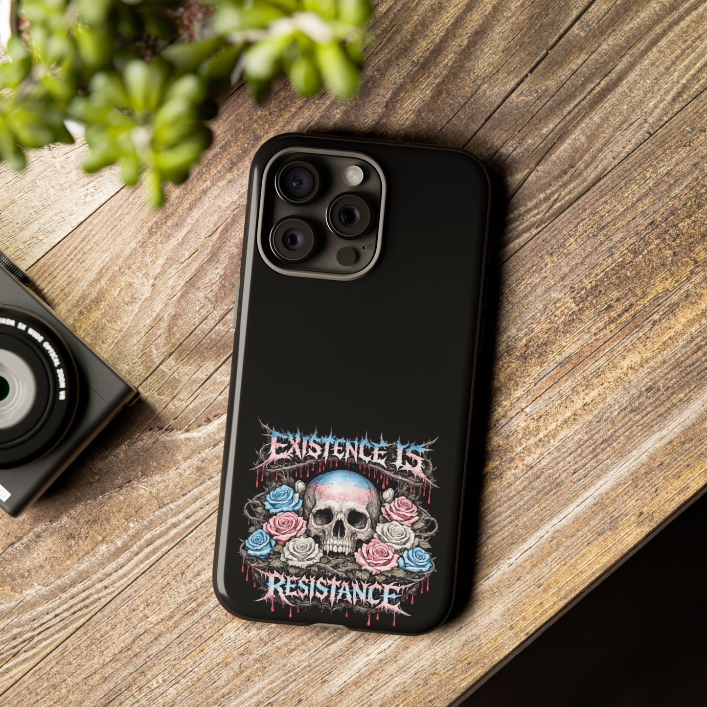 BLVCK // Existence Is Resistance - iPhone Case