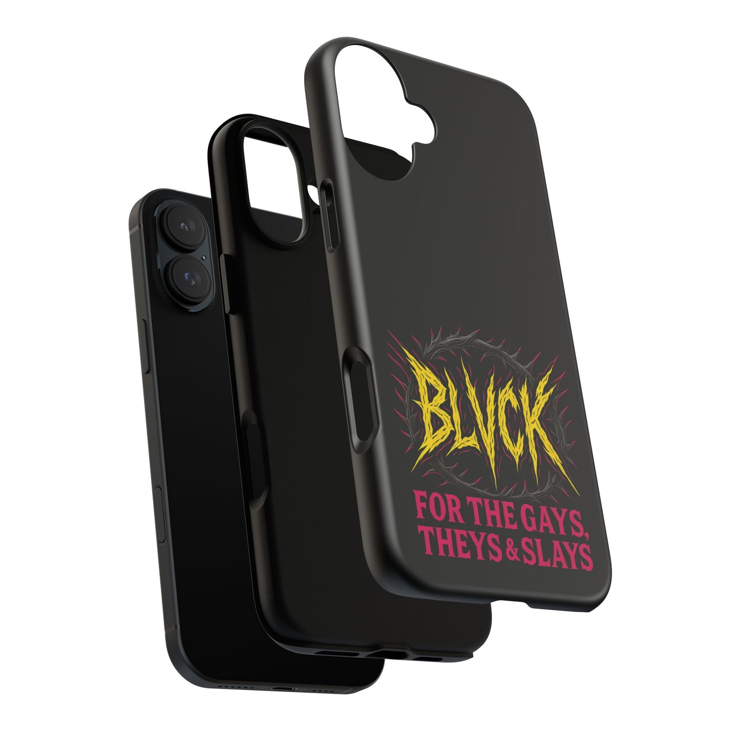 BLVCK // For the Gays, Theys & Slays iPhone Case