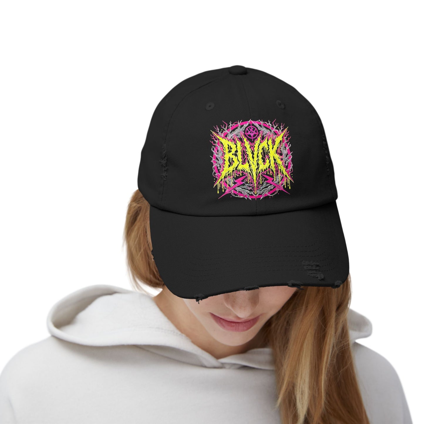 BLVCK Sigil // Distressed Cap