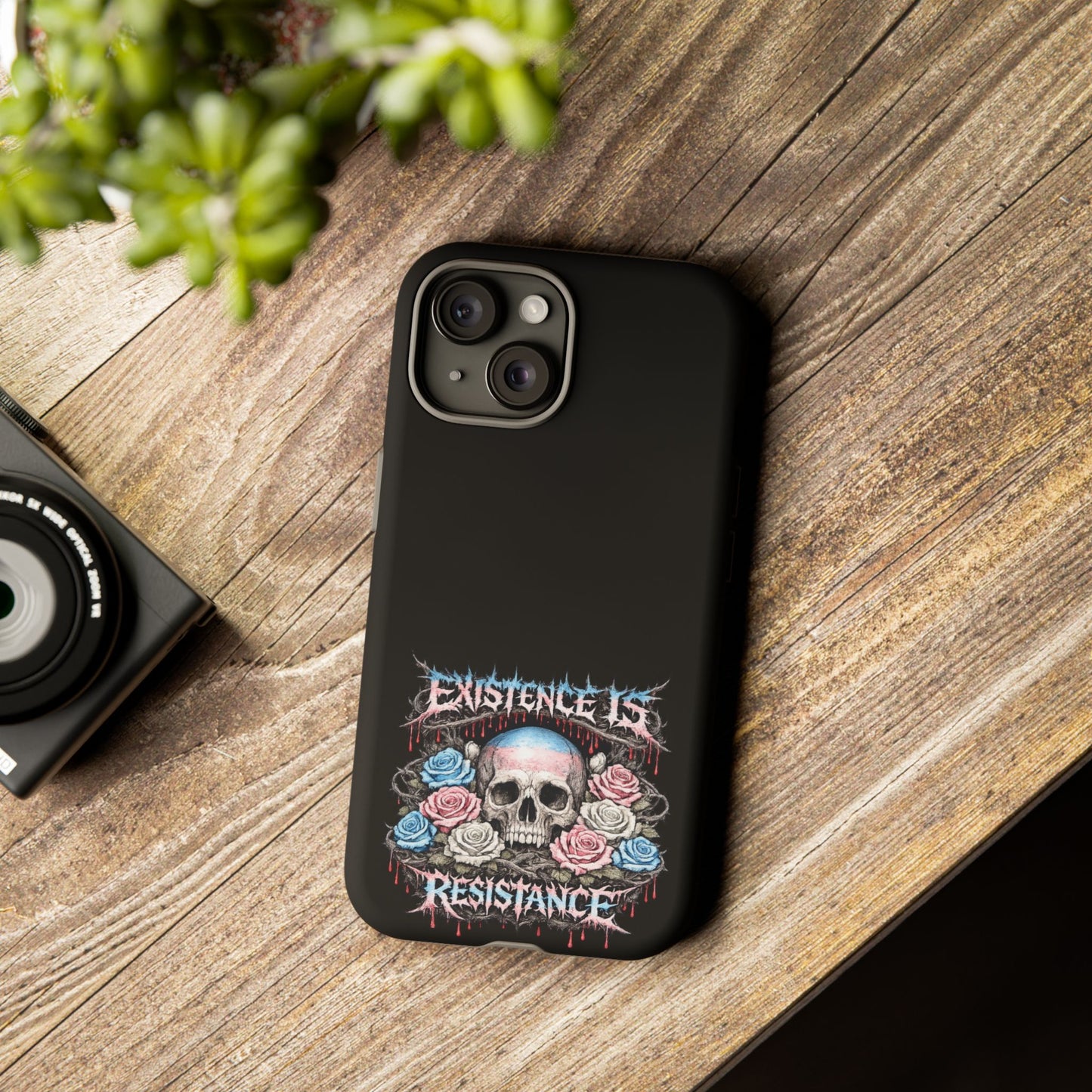 BLVCK // Existence Is Resistance - iPhone Case