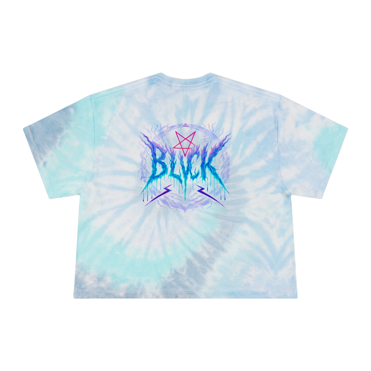 Certified Banger Technician // BLVCK Lagoon Tie-Dye Crop Tee