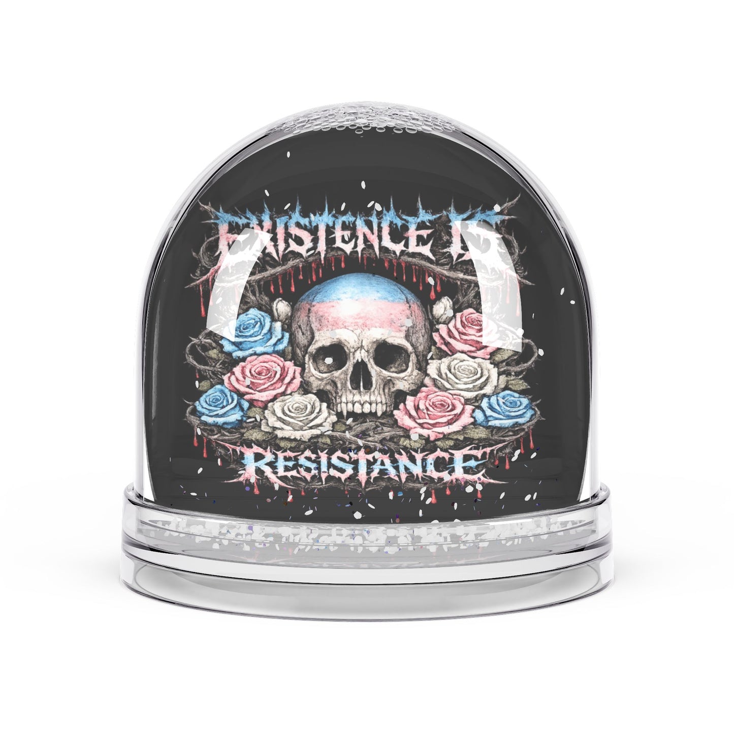 BLVCK // Existence Is Resistance Snow Globe