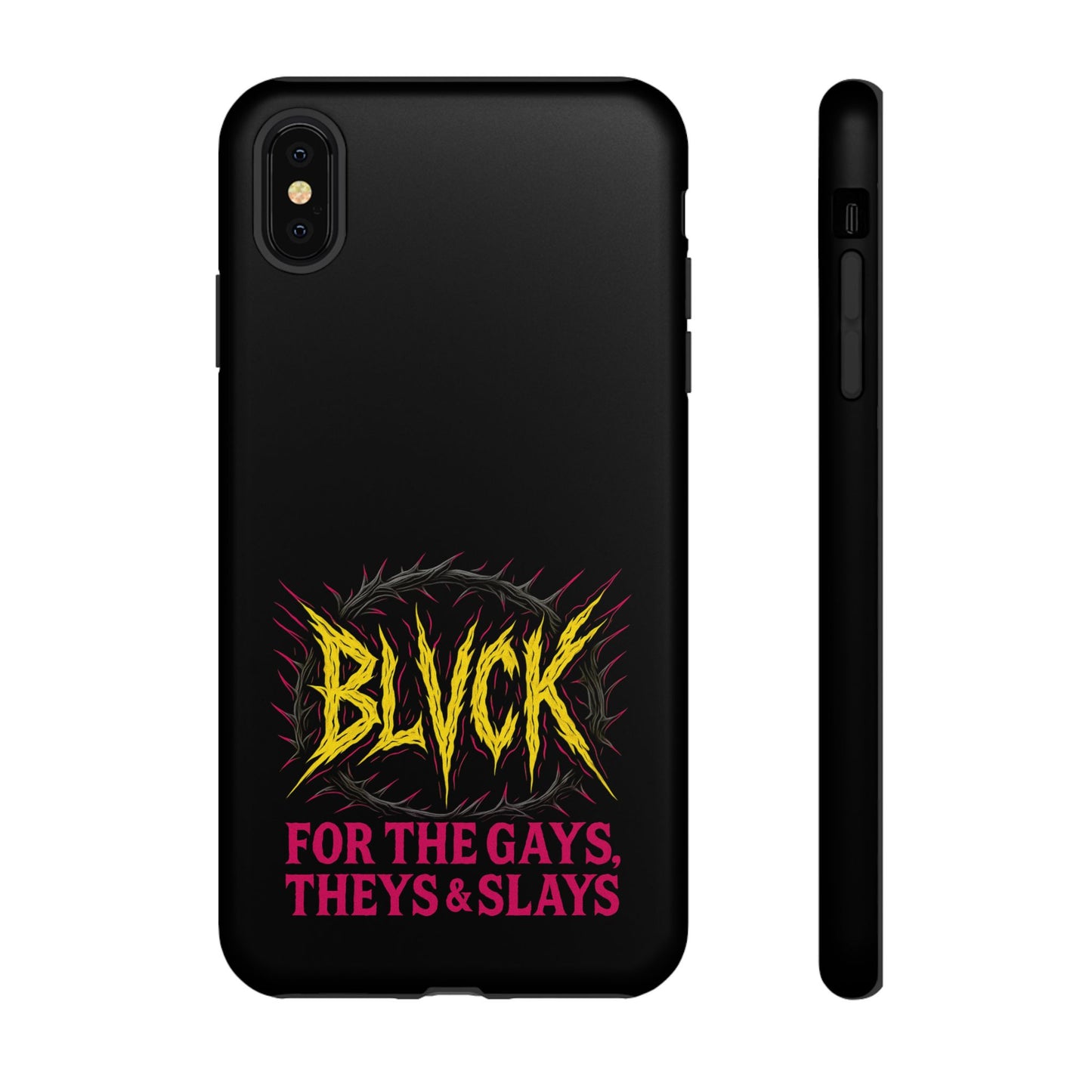 BLVCK // For the Gays, Theys & Slays iPhone Case