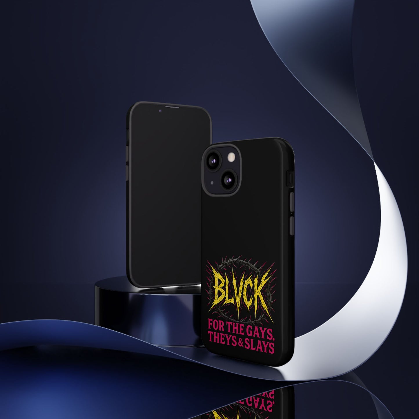 BLVCK // For the Gays, Theys & Slays iPhone Case