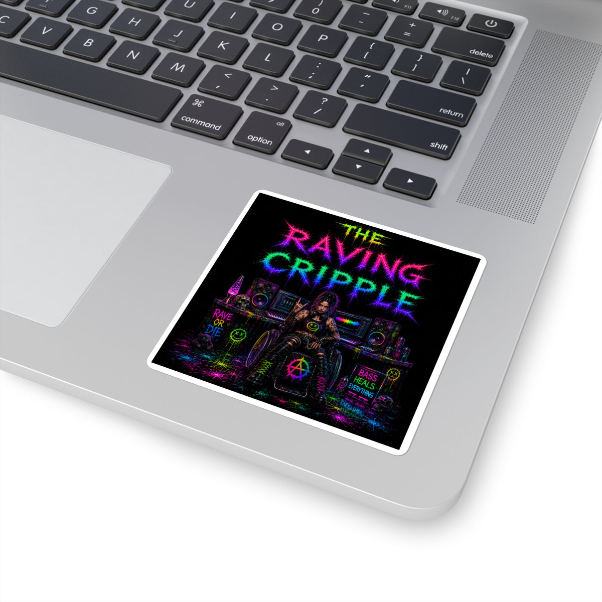 The Raving Cripple – BLVCK Sticker (Louise Edition)