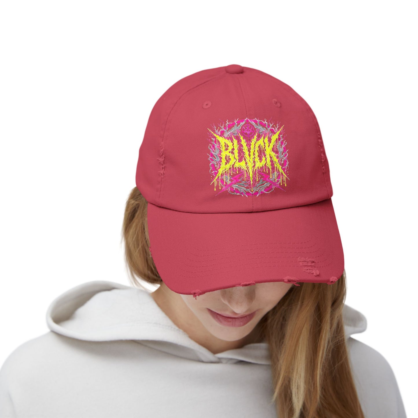 BLVCK Sigil // Distressed Cap