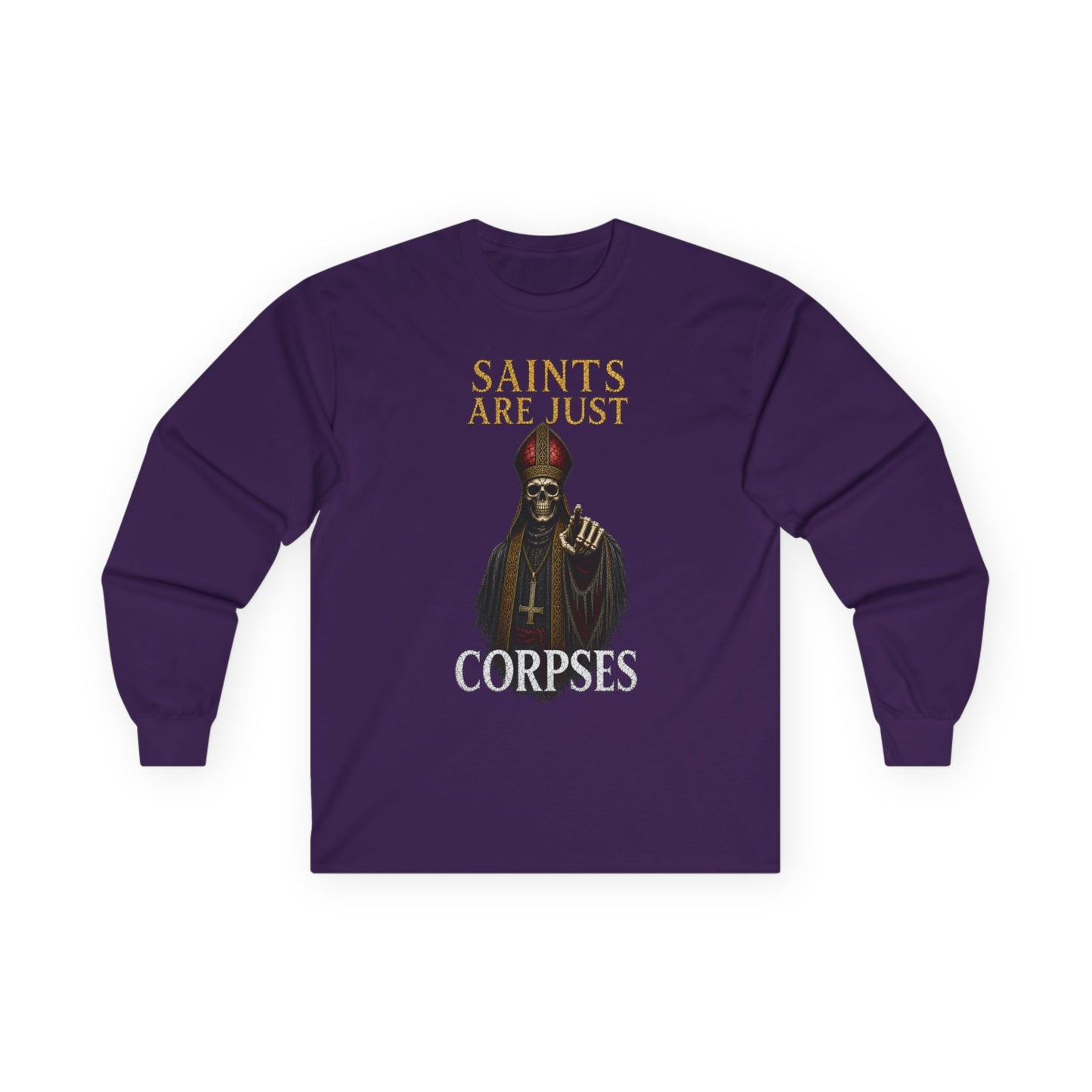 BLVCK // Saints Are Just Corpses - Long Sleeve Cotton Tee