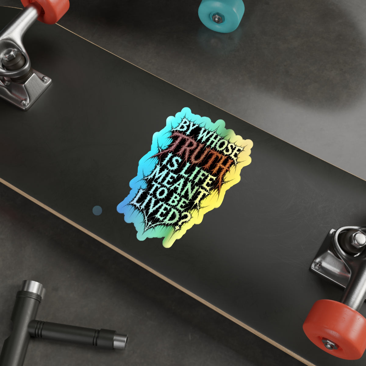 BLVCK // Holographic Sticker // Whose Truth Edition