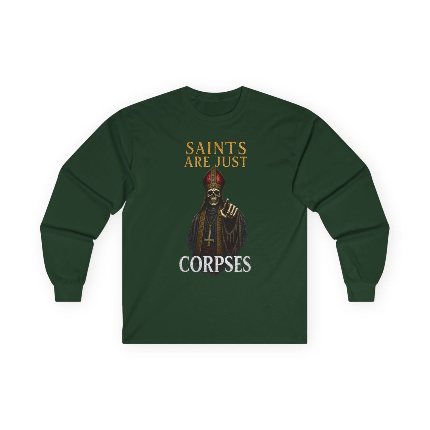 BLVCK // Saints Are Just Corpses - Long Sleeve Cotton Tee