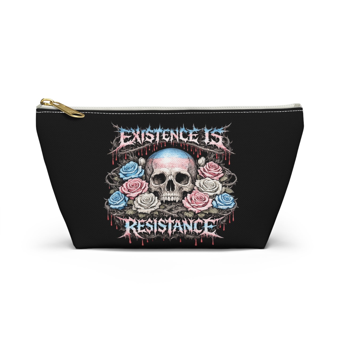 BLVCK // Existence is Resistance T-Bottom Accessory Pouch