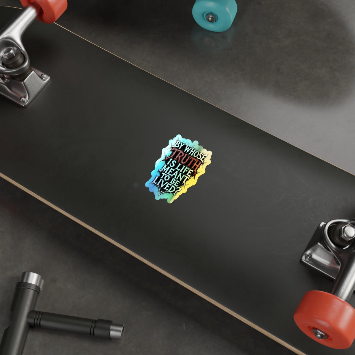 BLVCK // Holographic Sticker // Whose Truth Edition