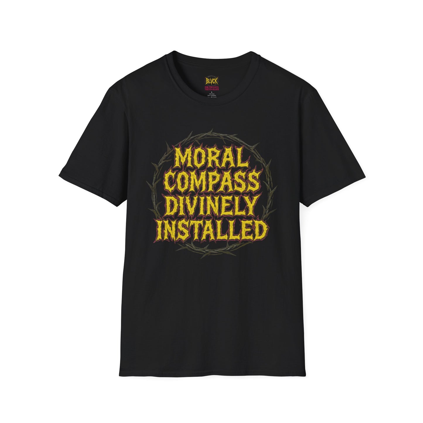 Moral Compass // BLVCK Inherent Code Tee