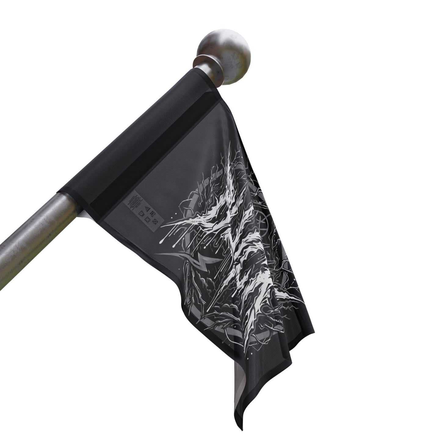 BLVCK Sigil Flag // Shadow Edition