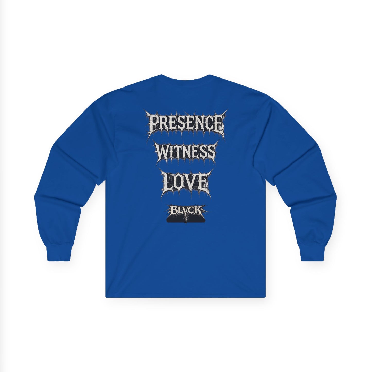 BLVCK // Better Broken Human Being - Long Sleeve Cotton Tee