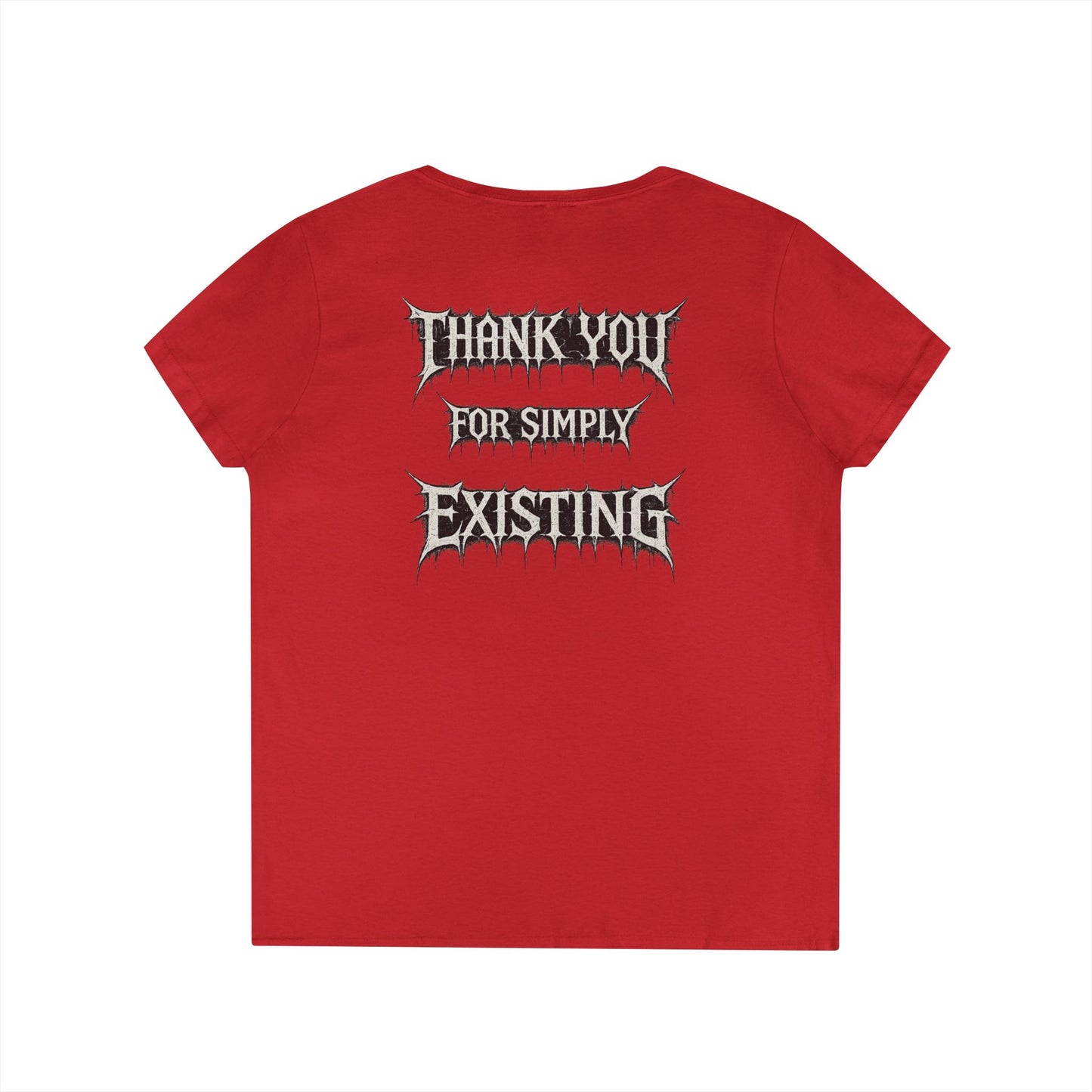 BLVCK // Thank You for Simply Existing Women's V-Neck Tee