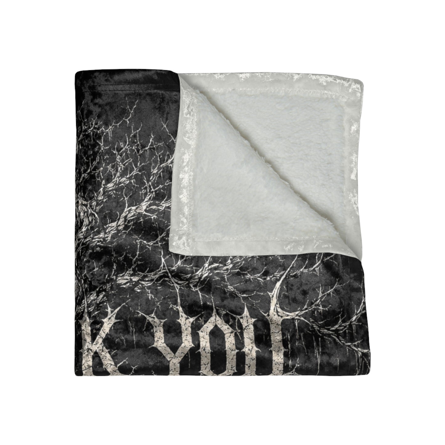 BLVCK // Thank YOU for Simply Existing // Premium Crushed Velvet Blanket