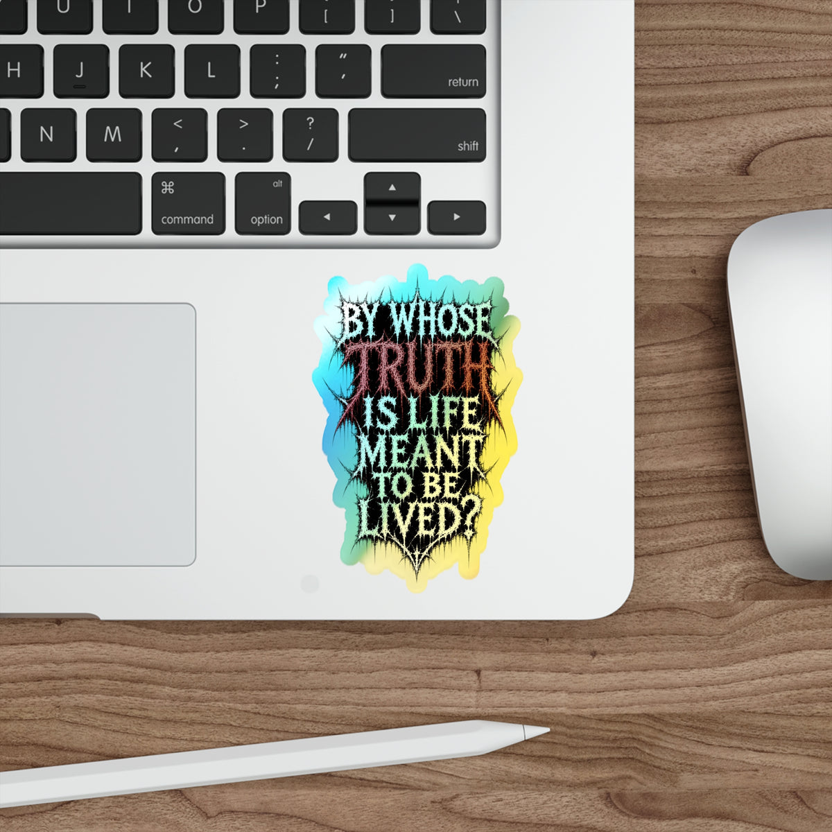 BLVCK // Holographic Sticker // Whose Truth Edition