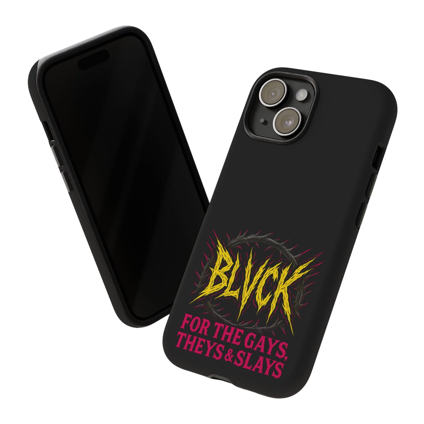 BLVCK // For the Gays, Theys & Slays iPhone Case