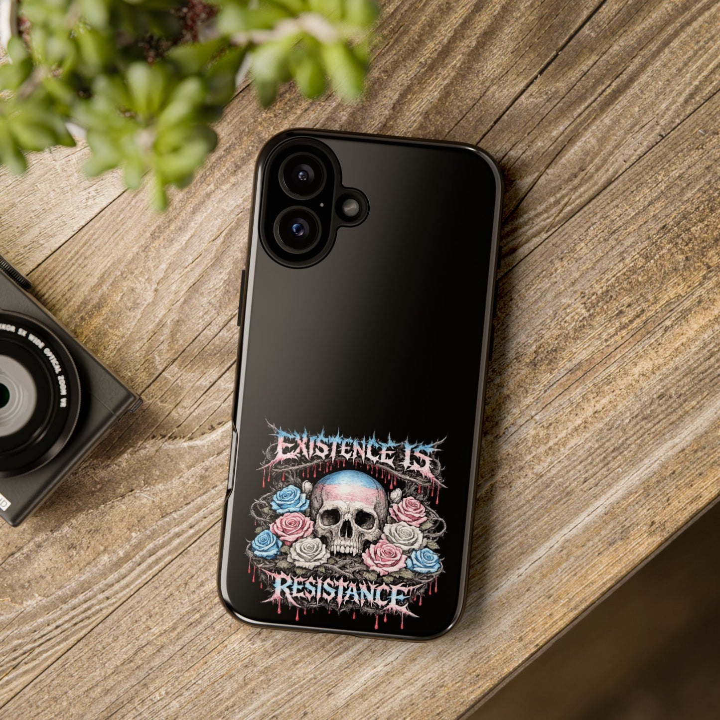 BLVCK // Existence Is Resistance - iPhone Case