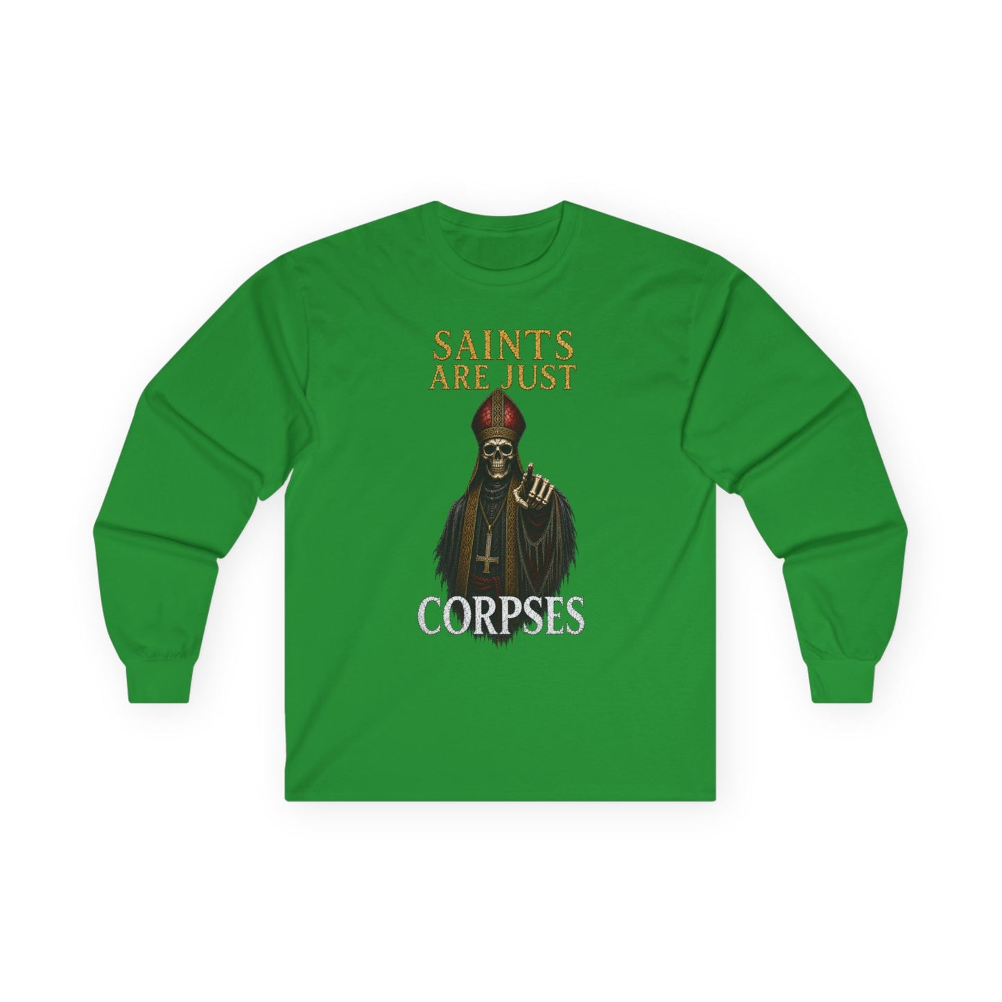 BLVCK // Saints Are Just Corpses - Long Sleeve Cotton Tee