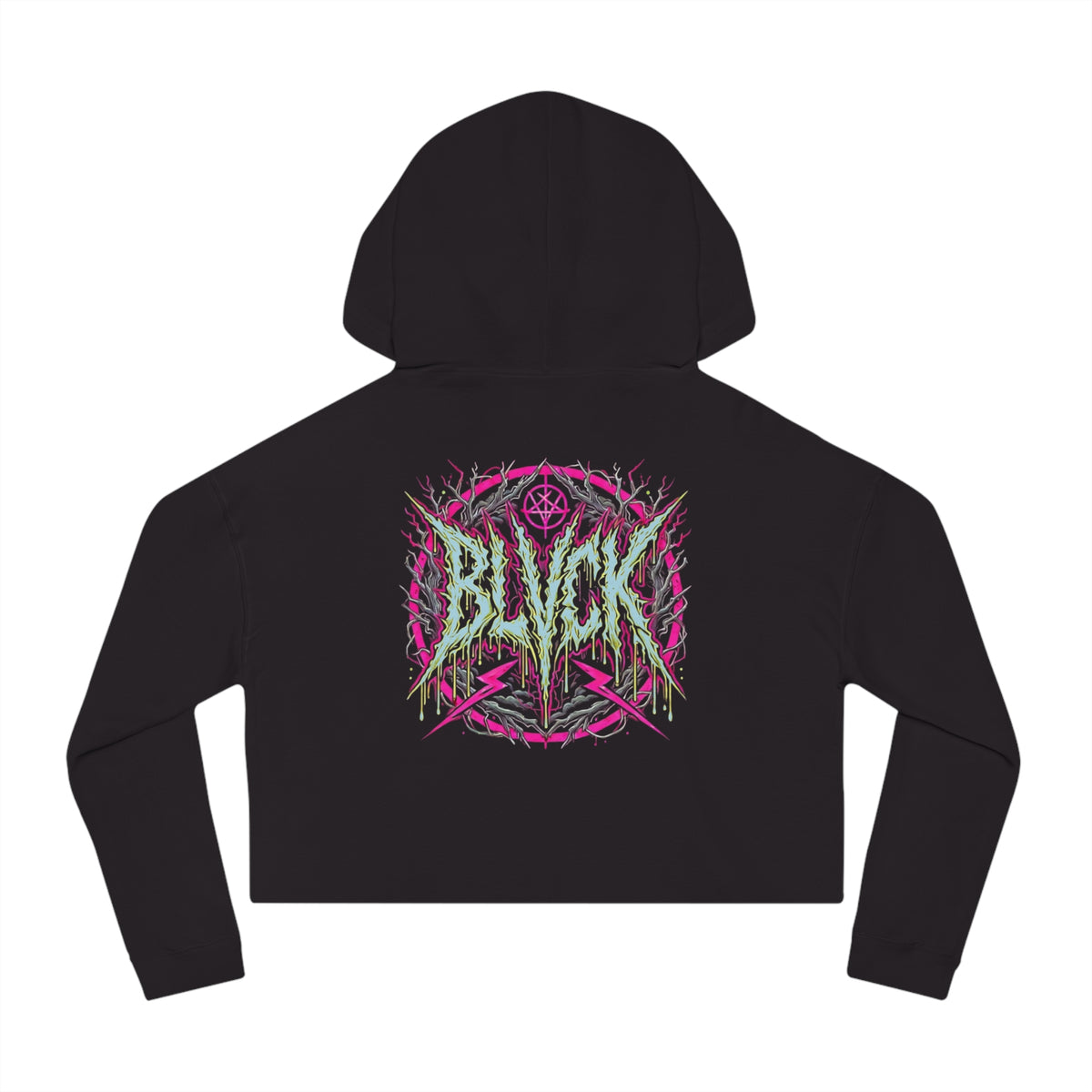 Existence Is Resistance // BLVCK Cropped Hoodie