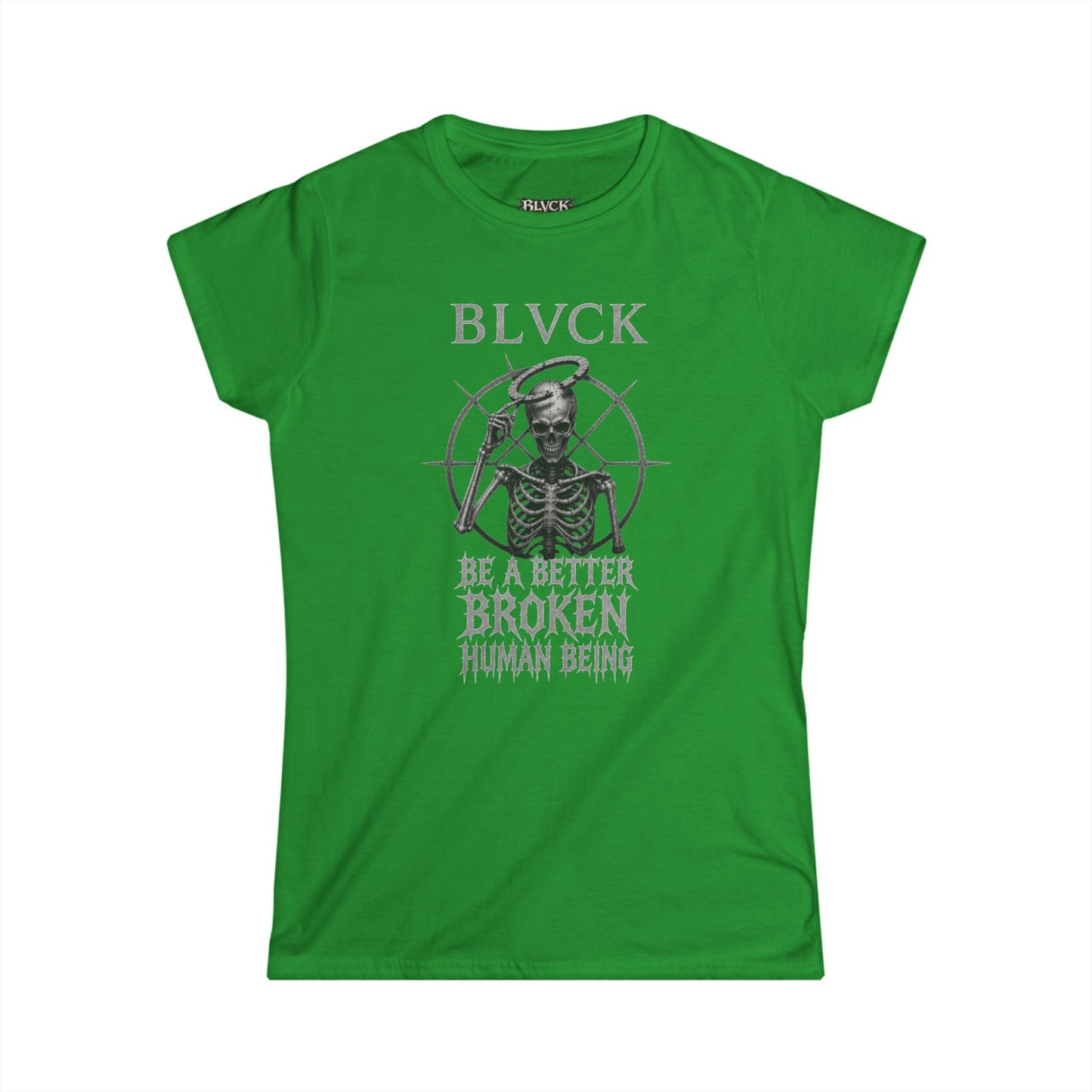 BLVCK // Better Broken Human Being - Monochrome Women's Tee