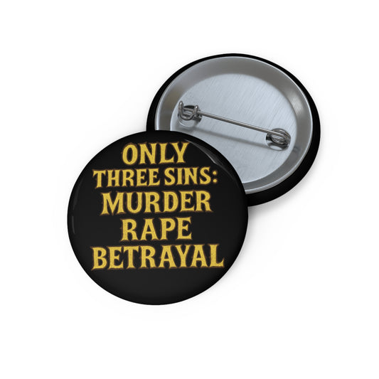 BLVCK // Three Sins Enamel Pin