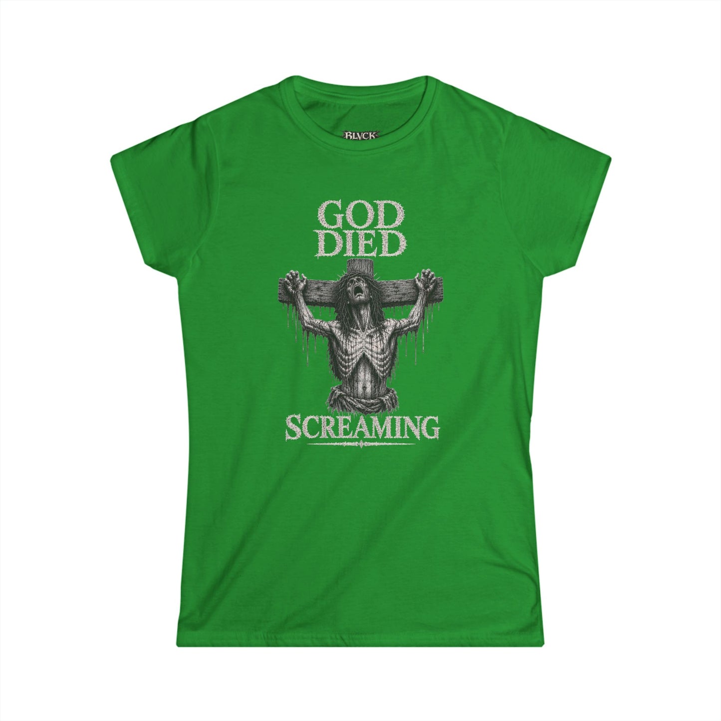 BLVCK // God Died Screaming - Women's Tee