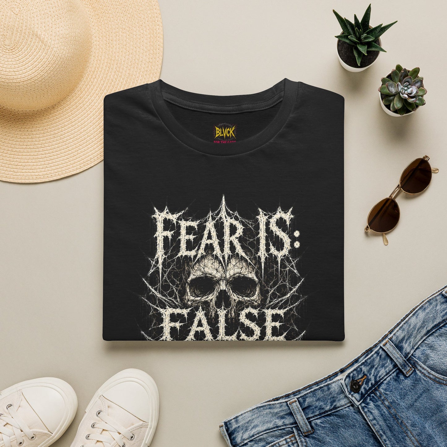 BLVCK // Fear Is False Evidence - Unisex Tee