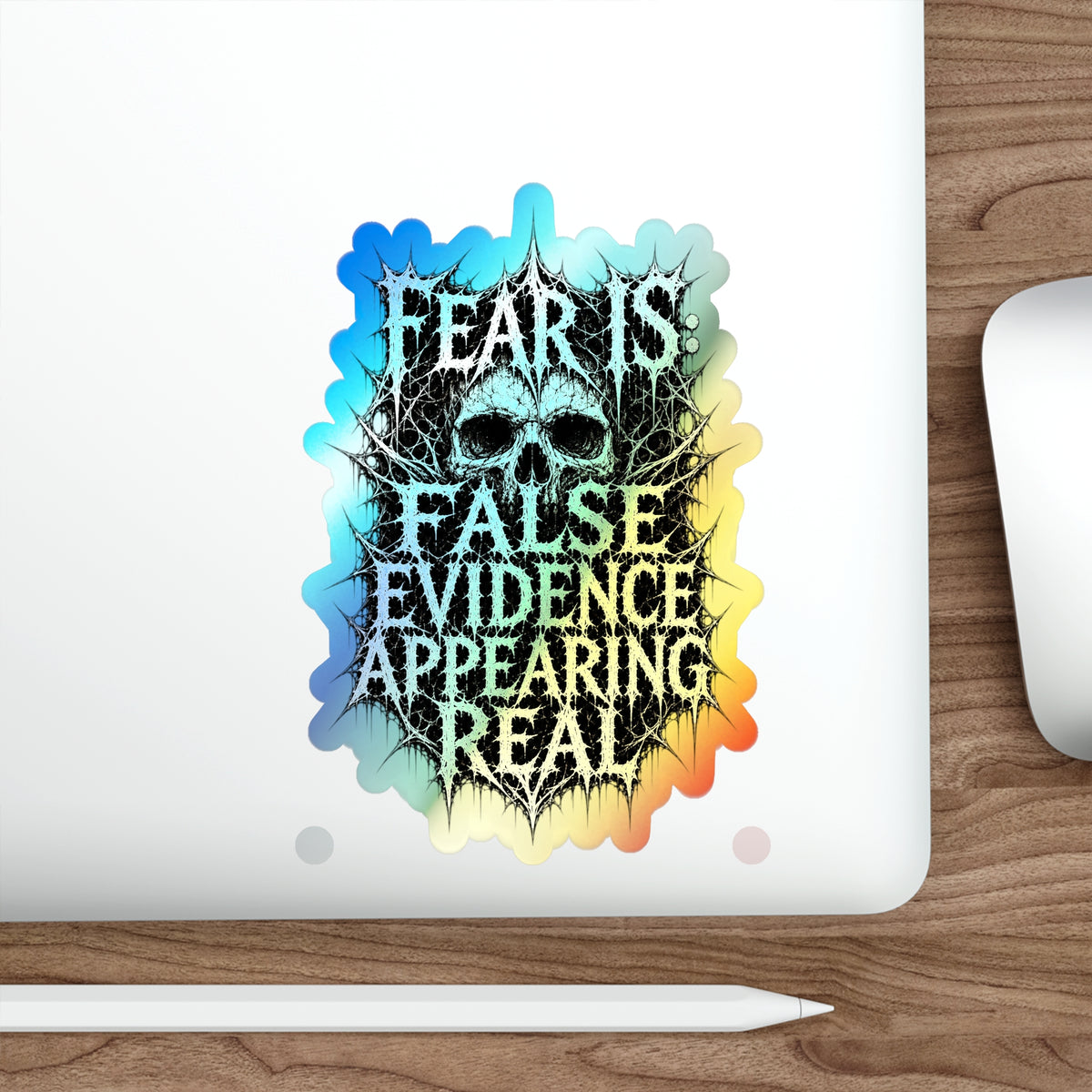 BLVCK // Holographic Sticker // Fear Is False Edition
