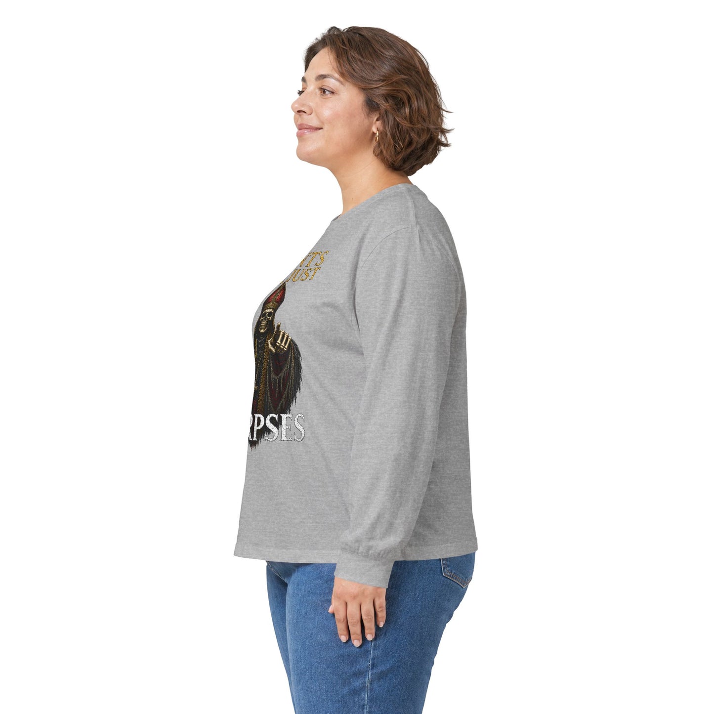 BLVCK // Saints Are Just Corpses - Long Sleeve Cotton Tee
