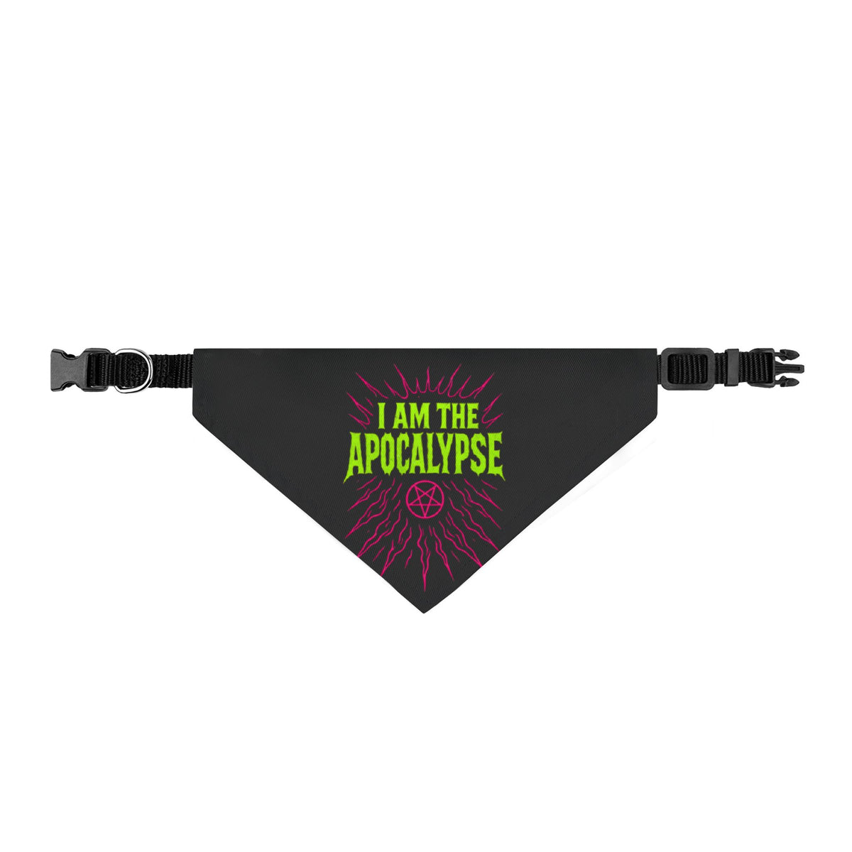 BLVCK // I AM THE APOCALYPSE - Clip-On Animal Roommate Bandana