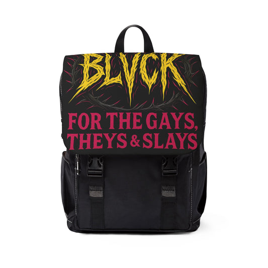FOR THE GAYS, THEYS & SLAYS // BLVCK Backpack