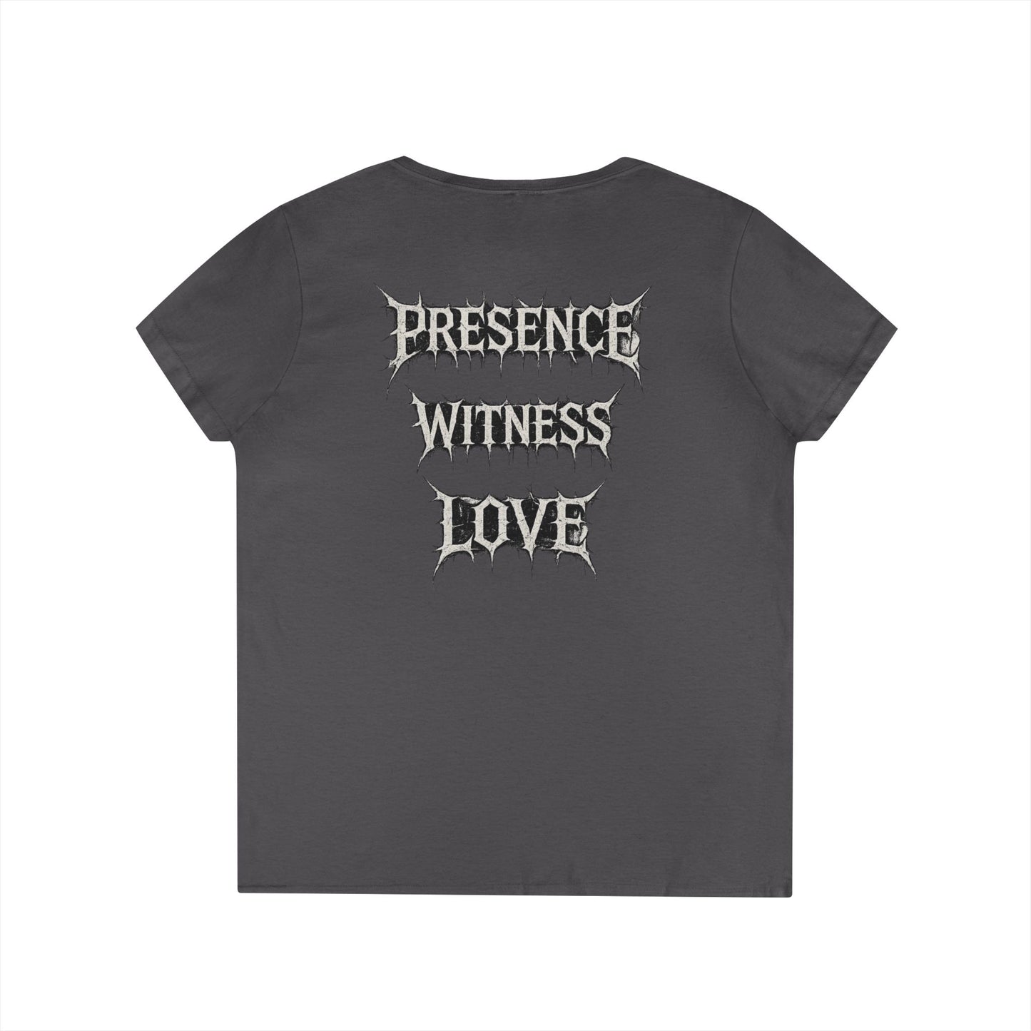 BLVCK // Presence - Witness - Love Women's V-Neck Tee