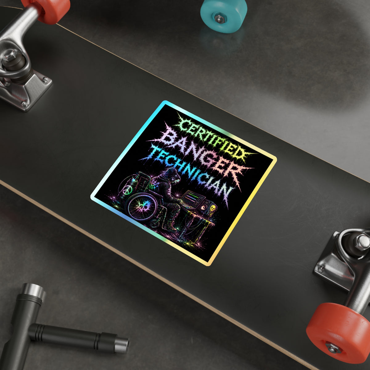 CERTIFIED BANGER TECHNICIAN // BLVCK Holographic Sticker