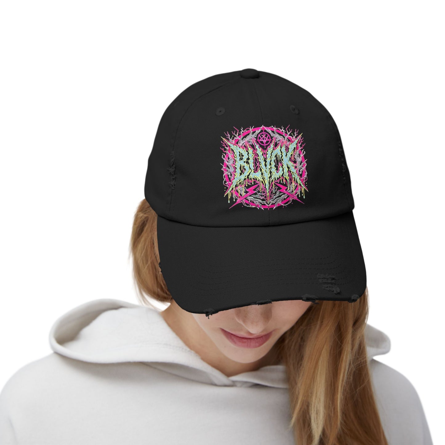 BLVCK // Transmutation Sigil - Distressed Cap