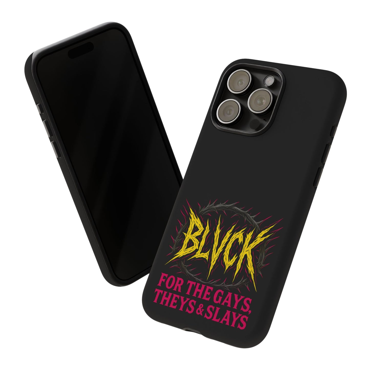 BLVCK // For the Gays, Theys & Slays iPhone Case