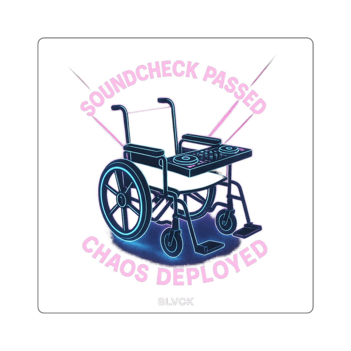 SOUNDCHECK PASSED // BLVCK Sticker