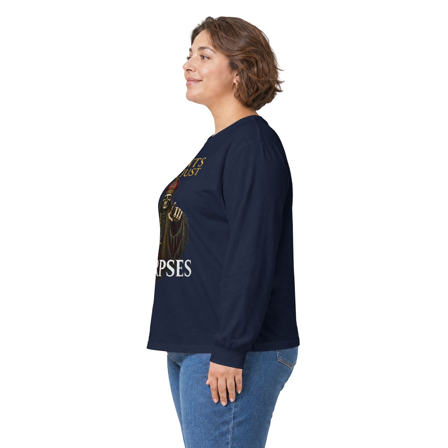 BLVCK // Saints Are Just Corpses - Long Sleeve Cotton Tee