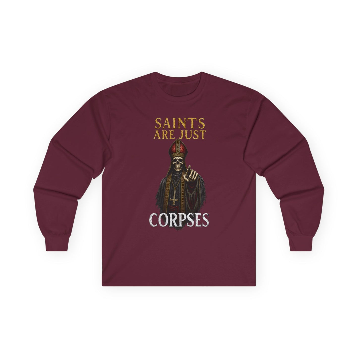 BLVCK // Saints Are Just Corpses - Long Sleeve Cotton Tee