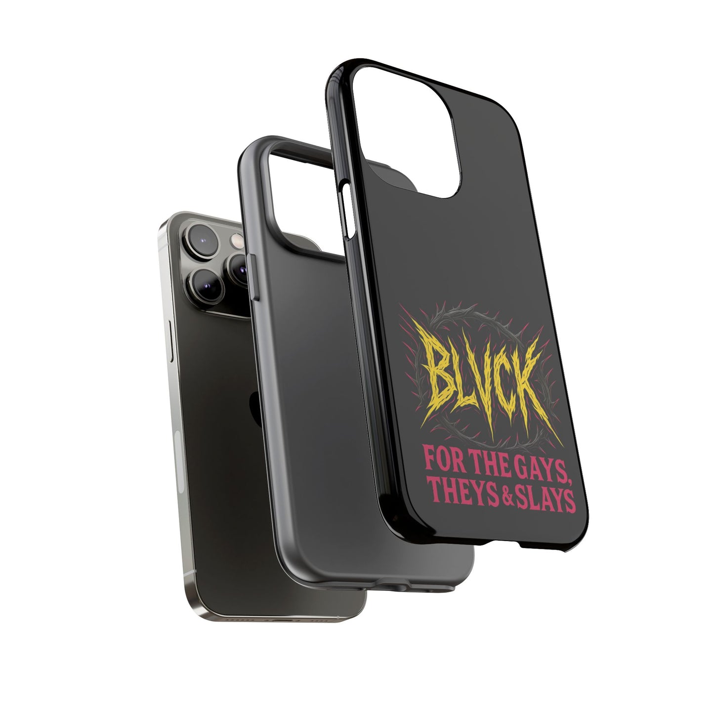 BLVCK // For the Gays, Theys & Slays iPhone Case